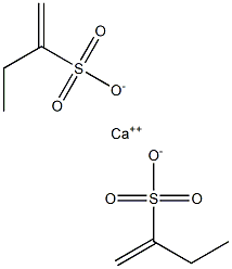 Bis(1-butene-2-sulfonic acid)calcium salt Structure