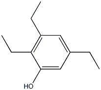 2,3,5-Triethylphenol Structure