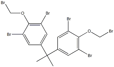 2,2-Bis[3,5-dibromo-4-(bromomethoxy)phenyl]propane 구조식 이미지