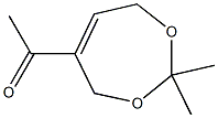 5-Acetyl-2,2-dimethyl-4,7-dihydro-1,3-dioxepin Structure
