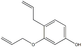 4-(2-Propenyl)-3-(2-propenyloxy)phenol Structure