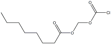 Chlorocarbonic acid octanoyloxymethyl ester Structure