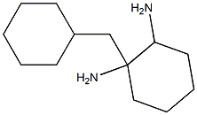 3-Cyclohexylmethyl-1,2-cyclohexanediamine 구조식 이미지