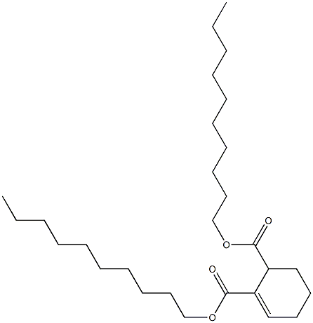1-Cyclohexene-2,3-dicarboxylic acid didecyl ester 구조식 이미지