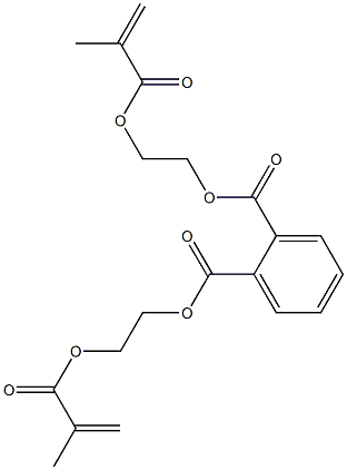 Phthalic acid bis(2-methacryloyloxyethyl) ester Structure
