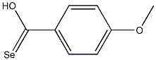 4-Methoxyselenobenzoic acid 구조식 이미지