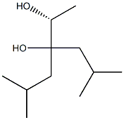 [R,(+)]-3-Isobutyl-5-methyl-2,3-hexanediol 구조식 이미지