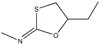 N-Methyl-5-ethyl-1,3-oxathiolan-2-imine 구조식 이미지