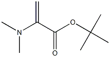 2-(Dimethylamino)acrylic acid tert-butyl ester 구조식 이미지