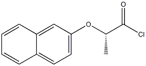 [S,(+)]-2-(2-Naphtyloxy)propionyl chloride 구조식 이미지