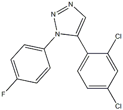 1-(4-Fluorophenyl)-5-(2,4-dichlorophenyl)-1H-1,2,3-triazole Structure