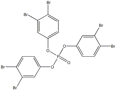 Phosphoric acid tris(3,4-dibromophenyl) ester Structure