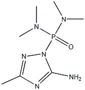 (5-Amino-3-methyl-1H-1,2,4-triazol-1-yl)bis(dimethylamino)phosphine oxide Structure