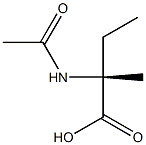 N-Acetyl-2-ethyl-L-alanine Structure