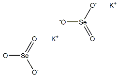 Diselenious acid dipotassium salt Structure