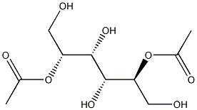 L-Glucitol 2,5-diacetate Structure