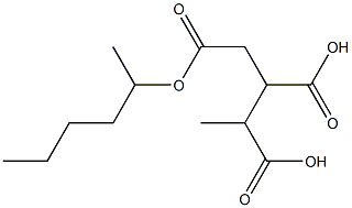 Butane-1,2,3-tricarboxylic acid 2-hexyl ester 구조식 이미지