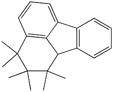 1,1,2,2,3,3-Hexamethyl-1,2,3,10b-tetrahydrofluoranthene Structure