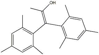 2,2-Bis(2,4,6-trimethylphenyl)-1-methylethene-ol Structure