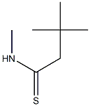 N,3,3-Trimethylbutanethioamide 구조식 이미지