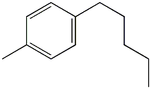 4-Pentyltoluene 구조식 이미지