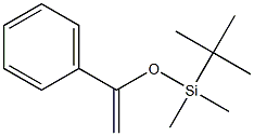 (1-Phenylethenyloxy)tert-butyldimethylsilane 구조식 이미지