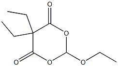 2-Ethoxy-5,5-diethyl-1,3-dioxane-4,6-dione Structure