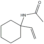 N-Acetyl-1-ethenylcyclohexan-1-amine 구조식 이미지