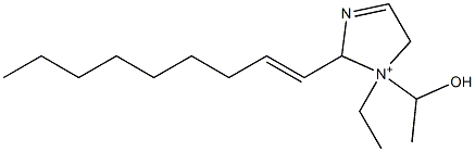 1-Ethyl-1-(1-hydroxyethyl)-2-(1-nonenyl)-3-imidazoline-1-ium 구조식 이미지