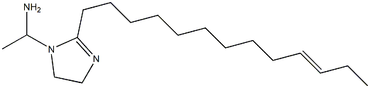 1-(1-Aminoethyl)-2-(10-tridecenyl)-2-imidazoline 구조식 이미지