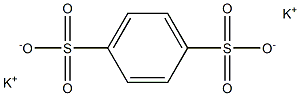 1,4-Benzenedisulfonic acid dipotassium salt Structure