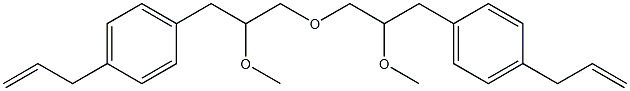 2-Methoxy-4-(2-propenyl)phenylpropyl ether 구조식 이미지