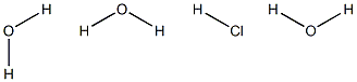 Hydrogen chloride trihydrate Structure