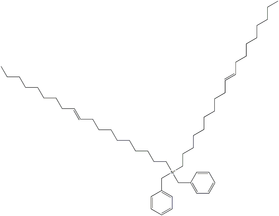 Di(10-nonadecenyl)dibenzylaminium 구조식 이미지