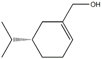 (5S)-5-Isopropyl-1-cyclohexene-1-methanol 구조식 이미지