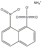 8-Nitro-1-naphthalenesulfonic acid ammonium salt Structure