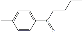 Butyl 4-methylphenyl sulfoxide Structure