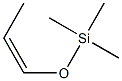 Trimethyl[[(Z)-1-propenyl]oxy]silane 구조식 이미지