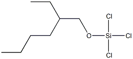 1-(Trichlorosilyloxy)-2-ethylhexane Structure