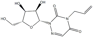 3-(2-Propenyl)-6-azauridine 구조식 이미지