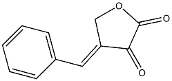 4-(Benzylidene)-4,5-dihydro-2,3-furandione 구조식 이미지