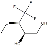 (2R,3R)-3-Methoxy-4,4,4-trifluorobutane-1,2-diol Structure