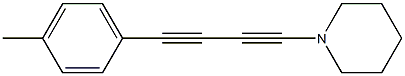 1-Piperidino-4-(4-methylphenyl)-1,3-butadiyne Structure