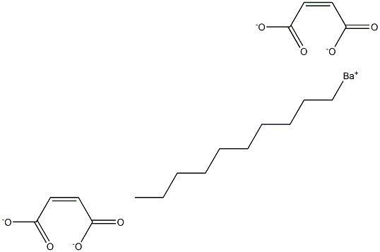 Bis(maleic acid 1-decyl)barium salt 구조식 이미지