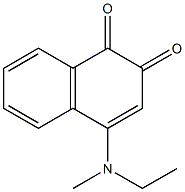 4-(Ethylmethylamino)naphthalene-1,2-dione 구조식 이미지