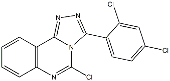 3-(2,4-Dichlorophenyl)-5-chloro-1,2,4-triazolo[4,3-c]quinazoline Structure