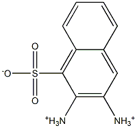 2-Diazonionaphthalene-1-sulfonate Structure