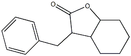 Hexahydro-3-benzylbenzofuran-2(3H)-one 구조식 이미지