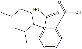 (-)-Phthalic acid hydrogen 1-[(S)-1-isopropylpentyl] ester Structure