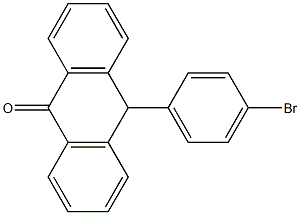 10-(4-Bromophenyl)anthrone Structure